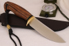 Нож "Алтай" Bohler N690, рукоять дерево зебрано. 